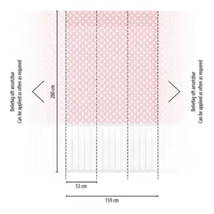Livingwalls Vinyltapete - 398061 - Grau Rosa Wandpaneele