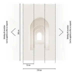 Livingwalls Vinyltapete - 398421 - Creme Beige 3D Optik