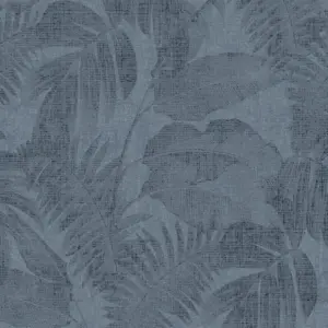 Livingwalls Vliestapete - 373965 - Blau  Dschungeltapete