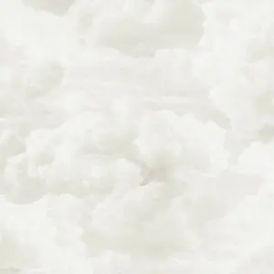 livingwalls Vinyltapete - 399852 - Creme Weiß Wolken