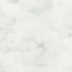 livingwalls Vinyltapete - 399855 - Weiß Grau Wolken