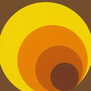 A.S. Création Vinyltapete - 701312 - Braun orange Retrotapete / Vintagetapete