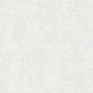 A.S. Création Vliestapete - 380893 - Weiß Glänzend Unitapete