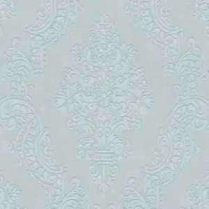 A.S. Création Vliestapete - 397653 - Grau Silber Ornament