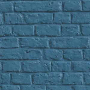 Livingwalls Vinyltapete - 369123 - Blau  Steintapete