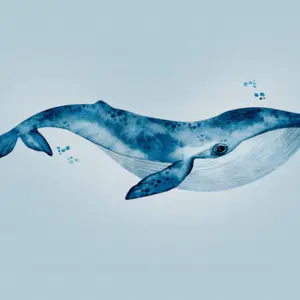 Livingwalls Vinyltapete - 383001 - Blau  Fische