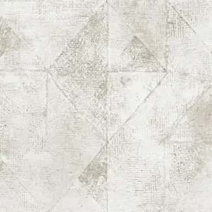 Livingwalls Vinyltapete - 389763 - Silber Weiß Grafiktapete