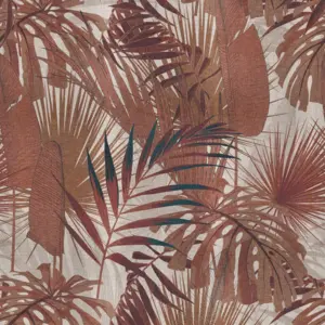 Livingwalls Vinyltapete - 391802 - Rotbraun Beige Dschungel