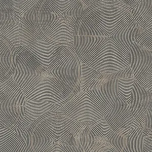 Livingwalls Vliestapete - 379004 - Grau Gold Geometrische Tapete