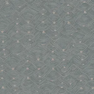 A.S. Création Vinyltapete - 387421 - Blau Beige Art Deco Tapete