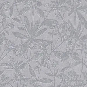 A.S. Création Vliestapete - 389244 - Grau Blau Floral