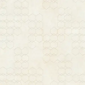 Livingwalls Vinyltapete - 374241 - Creme Grau Design Tapete