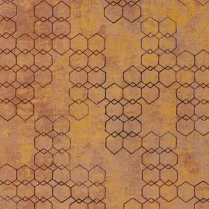 Livingwalls Vinyltapete - 374243 - orange Gold Design Tapete