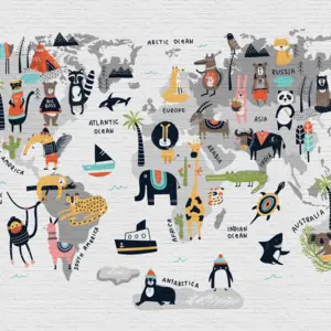 Livingwalls Vinyltapete - 382971 - Grau Weiß Weltall