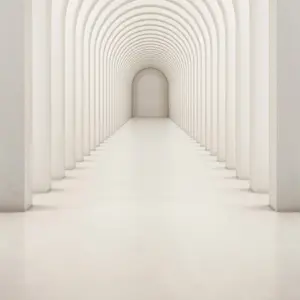 Livingwalls Vinyltapete - 382821 - Weiß Grau 3D Tapete