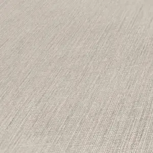 Livingwalls Vinyltapete - 396514 - Beige  Uni