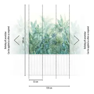 Livingwalls Vinyltapete - 398101 - Weiß Blau Wandpaneele