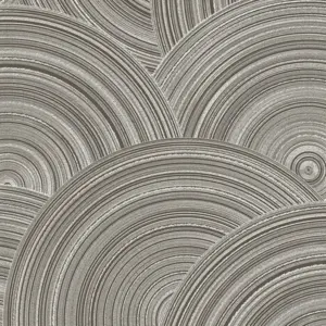 Livingwalls Vliestapete - 386964 - Grau Gold 3D Tapete