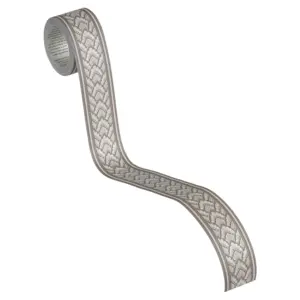 A.S. Création Bordüre - 369154 - Silber Beige Barock Tapete