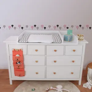 A.S. Création Bordüre - 403737 - Rosa Grau Kinderzimmertapete