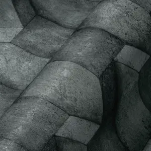 A.S. Création Vinyltapete - 388272 - Anthrazit Schwarz Betonoptik