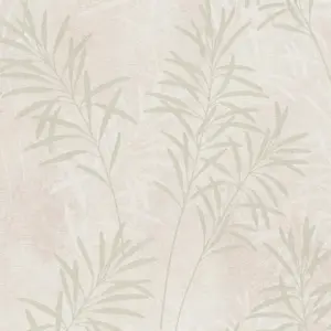 A.S. Création Vinyltapete - 389194 - Creme Grün Floral