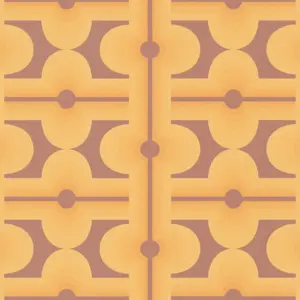 A.S. Création Vinyltapete - 395334 - Braun Gelb Grafik