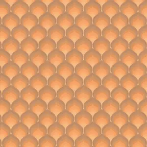 A.S. Création Vinyltapete - 395384 - Braun Gelb Grafik