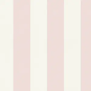 A.S. Création Vliestapete - 381013 - Rosa Weiß Streifentapete