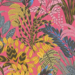 Livingwalls Vinyltapete - 378602 - Bunt Pink Florale Tapete