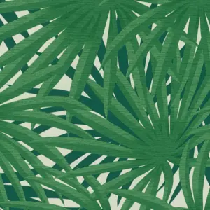 Livingwalls Vinyltapete - 378613 - Grün Weiß Florale Tapete