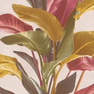 Livingwalls Vinyltapete - 378622 - Bunt Creme Florale Tapete