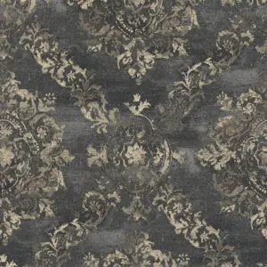 Livingwalls Vinyltapete - 387074 - Anthrazit Beige Barock Tapete