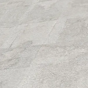 Livingwalls Vinyltapete - 396713 - Hellgrau Silber Struktur