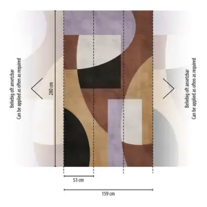 Livingwalls Vinyltapete - 398591 - Braun Beige Abstrakt