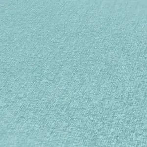 livingwalls Vinyltapete - 393535 - Türkis Blau Unitapete