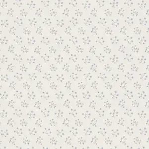 A.S. Création Vinyltapete - 390741 - Blau Weiß Blümchentapete