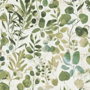 A.S. Création Vinyltapete - 396971 - Grün Blau Floral