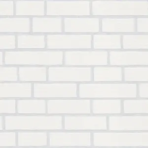 A.S. Création Vliestapete - 245311 - Überstreichbar Weiß Steintapete