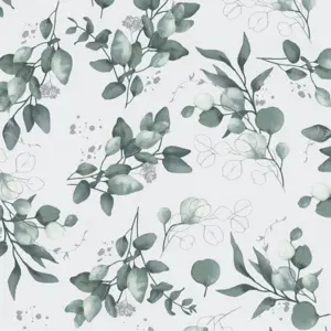 A.S. Création Vliestapete - 397682 - Weiß Grün Floral