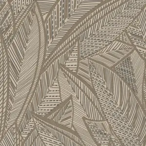 A.S. Création Vliestapete - 399332 - Metallic Schwarz Blätter