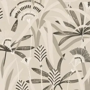 A.S. Création Vliestapete - 399361 - Schwarz Weiß Floral