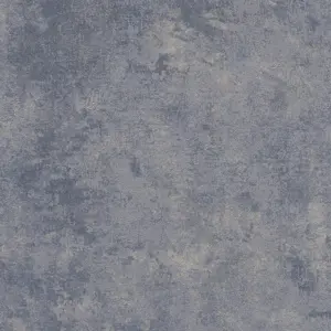 Livingwalls Vinyltapete - 374255 - Blau Silber Unitapete