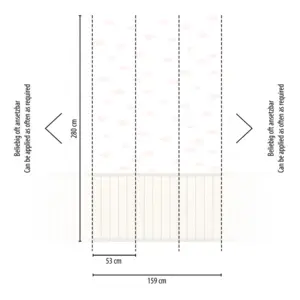 Livingwalls Vinyltapete - 398164 - Creme Weiß Wandpaneele