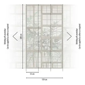 Livingwalls Vinyltapete - 398451 - Creme Beige Fenster