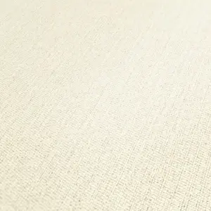 Livingwalls Vliestapete - 363782 - Creme  Unitapete