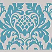 A.S. Création Bordüre - 303891 - Blau Grün Barock Tapete