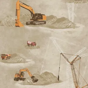 A.S. Création Papiertapete - 362712 - Orange Beige Kinderzimmer