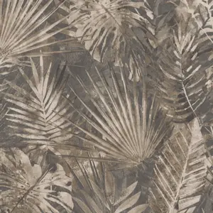 A.S. Création Vinyltapete - 386383 - Braun Beige Dschungeltapete