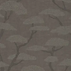 A.S. Création Vinyltapete - 387415 - Anthrazit Grau Baum Tapete